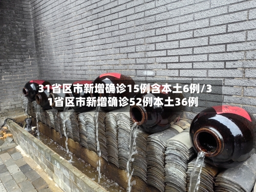 31省区市新增确诊15例含本土6例/31省区市新增确诊52例本土36例-第3张图片