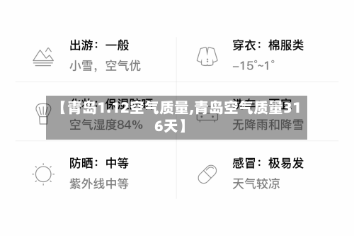 【青岛1.12空气质量,青岛空气质量316天】-第2张图片