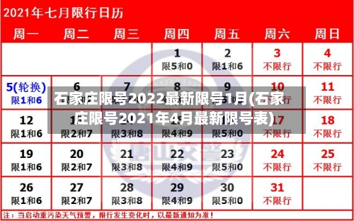 石家庄限号2022最新限号1月(石家庄限号2021年4月最新限号表)-第3张图片