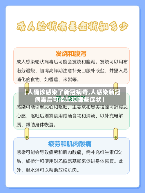 【人确诊感染了新冠病毒,人感染新冠病毒后可能出现哪些症状】
